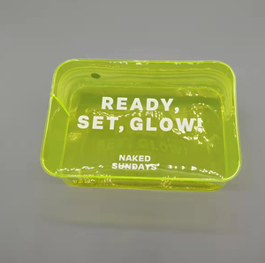 Eco-Friendly Fashion PVC Toiletry Cosmetic <b>Bag</b> <b>Large</b> Transparent Waterproof <b>Makeup</b> <b>Bag</b> with Zipper for Outdoor Travel - Product Image 5