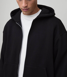 Sudadera con Capucha Personalizada de Doble Capa, Diseño Personalizado, Color a Elección, Algodón, Manga Larga, Suministro ODM, Logotipo Bordado, Sudadera con Cremallera para Hombre - Product Image 2