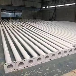Sợi thủy tinh ngoài trời ánh sáng cực tùy chỉnh hỗ trợ-9 M/12M chịu thời tiết FRP cực Trung Quốc nhà máy bán - Product Image 5