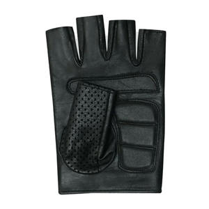 Custom Made <b>Fitness</b> <b>Gloves</b> Best Quality Anti-Slip Strong Grip Fingerless Design Gym Training Weightlifting Leather <b>Gloves</b> - Product Image 3