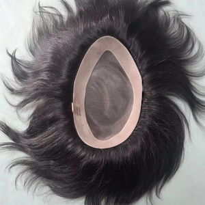 Mono Base Indian <b>Hair</b> Toupee Prothesis <b>Wig</b> Body Wave Loose Wave Remy <b>Hair</b> Taz <b>Hair</b> Bangladesh - Product Image 3