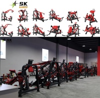 SK Ensemble complet d'équipements de fitness, machine de musculation à charge libre pour l'entraînement des pectoraux, des jambes et du dos, pour salle de sport commerciale et club de musculation