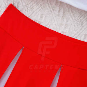 Vente directe d'usine Uniforme de pom-pom girl sans manches Nouveau style de vêtements de sport Uniforme de pom-pom girl - Product Image 4