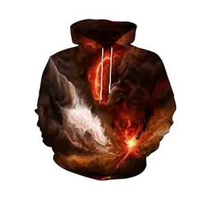 High Quality Street Wear Sublimation Hoodie Men Fashion Clothing Custom Pullover Sublimation Hoodie
