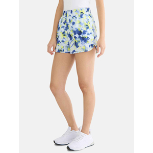 Short de sport à impression numérique d'été pour femmes 2 en 1 taille élastique séchage rapide entraînement course Skinny Fit OEM/ODM vente en gros - Product Image 2