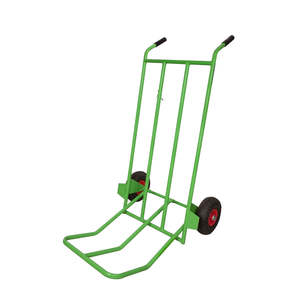 Heavy Duty Luggage Rack <b>with</b> Folding Platform and Pneumatic <b>Wheels</b> <b>Dolly</b> & Movers for Travel - Product Image 2