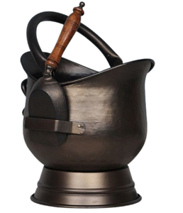 Seau à charbon en métal très durable Jardin à feu de bois ou usines Seau personnalisé Seau à charbon en métal fait à la main - Product Image 1