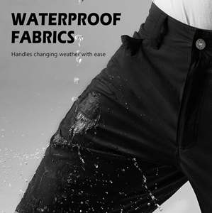 Pantalones cortos Cargo para hombre Summer Beach Impermeable Stretch Quick-Dry Outdoor Shorts con múltiples bolsillos Pantalones cortos para hombre - Product Image 4