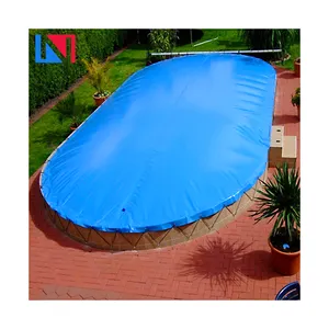 लोकप्रिय दौर Inflatable स्विमिंग पूल कवर डबल-परत तिरपाल पीवीसी कवर टी Inground पूल के लिए