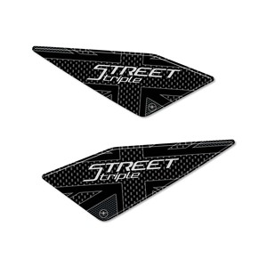 Autocollants de protection de seuil de porte et de fenêtre 3D compatibles avec Triumph Street Triple 2017-23 - Product Image 1
