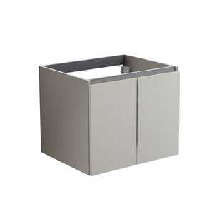 Meuble sous-vasque Vieste 60 cm gris perle à 2 portes - Product Image 1