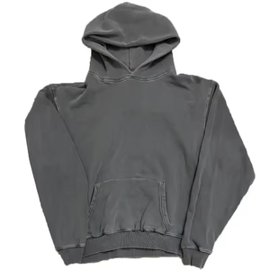 Sweats à capuche surdimensionnés, teints en tissu vieilli, délavés à l'acide 500 Gsm French Terry Vintage hoodies - Product Image 1