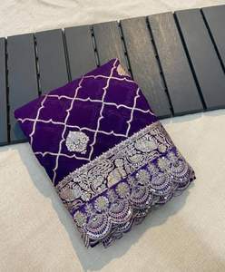 Superventas glamuroso impresionante diseñador indio Sari Elegante ropa étnica más de moda exportación blusa sexy Sari boutique mujeres - Product Image 1