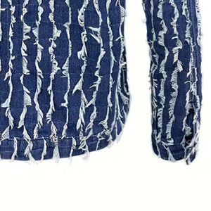 เสื้อแจ็กเก็ตผ้าฝ้ายถักแบบเปิดของผู้ชายเสื้อแจ็กเก็ตผ้าเดนิมผ้าฝ้าย100% คุณภาพสูงออกแบบได้ตามต้องการสำหรับฤดูหนาว - Product Image 6