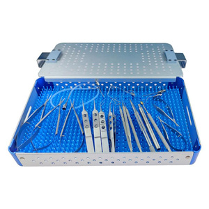 Juego de instrumentos de cirugía ocular oftálmica, 21 Uds., Kit de cirugía de cataratas de acero inoxidable, herramientas quirúrgicas de esterilización a alta temperatura - Product Image 6