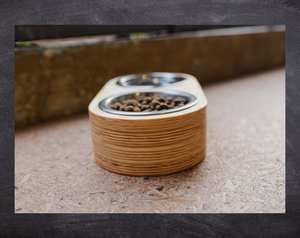 Wood <b>Cat</b> <b>Bowl</b> <b>Stand</b> Multi-Functional Protective Cervical Spine Bracket With Cute Style Wooden Pet <b>Cat</b> Food <b>Bowl</b> Lift <b>Stand</b> - Product Image 5