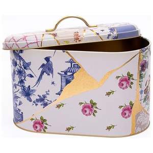 Kintsugi Boîte à pain en métal 9.8L avec poignée 178x338x200mm pour stockage et conteneur d'aliments - Product Image 2