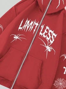 Novedades: Sudaderas con Capucha Extra Grandes para Hombre, 100% Algodón, Cierre Completo con Cremallera, Impresión Personalizada, Transpirables, Diferentes Colores, Invierno - Product Image 3