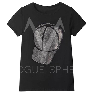 Camisetas de Algodón 100% Transpirables, Tejidas, Casuales, con Pedrería, Personalizadas por el Fabricante, para Hombre, en Todos los Colores y Tallas - Product Image 2