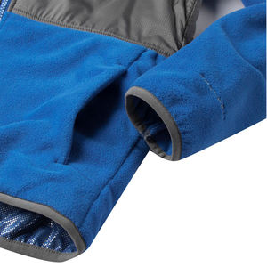 Veste d'hiver avec logo personnalisé pour hommes dernière tendance Coupe-vent softshell pour le travail, la randonnée et la formation Softshell uni en toile polaire - Product Image 3