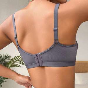 Soutien-gorge sans couture sexy pour femmes, soutien-gorge push-up sans armatures, doux et confortable, à porter tous les jours pour les grandes poitrines - Product Image 4