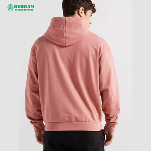 Sweat-shirts à capuche unisexes personnalisés style streetwear, coupe classique, en polaire/tissu éponge français, respirants, séchage rapide, pour l'hiver, en gros, haute qualité - Product Image 2