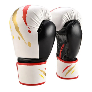 Gants de boxe professionnels en cuir PU, extensibles, pour entraînement, sparring, MMA, kickboxing, durables, antichoc, avec fermeture, pour la gym, le fitness, unisexe - Product Image 3