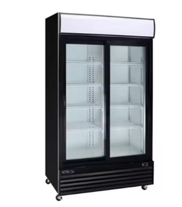 NEW Double Sliding Glass <b>Door</b> Refrigerated Merchandiser with LED <b>Lighting</b> - Product Image 3
