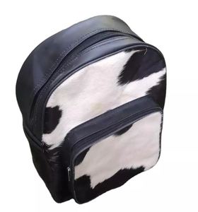 Mochila Escolar de Cuero Vacuno para Niños con Cierre de Cremallera, Forro de Poliéster Impermeable, Unisex, para Niños Pequeños y Juniors - Product Image 1