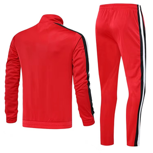 Người Đàn Ông Theo Dõi Phù Hợp Với Bông/Polyester Dài Tay Áo Dây Kéo Thoáng Khí Sweatsuit Đặt Chạy Bộ Phù Hợp Với Đội Đào Tạo Phù Hợp Với Thiết Lập Bán Buôn - Product Image 5