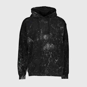 Custom Distressed Sun Faded <b>Hoodie</b> 100% Organic Cotton Heavyweight Acid Wash French Terry <b>Mens</b> <b>Hoodie</b> For <b>Men</b> - Product Image 6