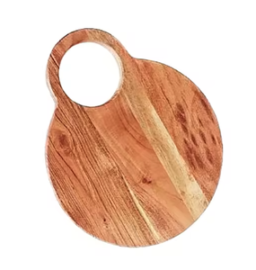 Contenedores de tabla de cortar, tablas de cortar de madera de acacia orgánica para cocina, tabla de cortar, bloque, función de agujero colgante - Product Image 5