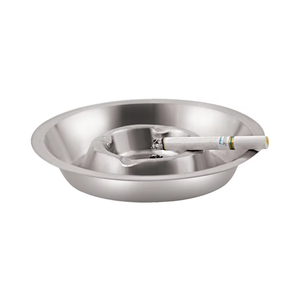 Cendrier classique en acier inoxydable rond, écologique, durable, portable, avec porte-cigarettes intégré, forme de pot pour chien - Product Image 1