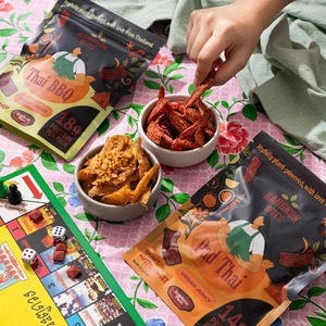 Jerky Vegano al Mejor Precio, Bocadillo a Base de Plantas, Alto en Proteínas, Sin Carne, Bocadillo Saludable para el Hogar, Viajes y Campamentos - Product Image 3