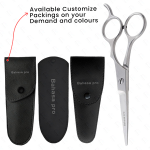 Ciseaux à cheveux professionnels, ciseaux à cheveux à marque privée, ciseaux de barbier en acier inoxydable, fournitures OEM par Bahasa Pro - Product Image 6