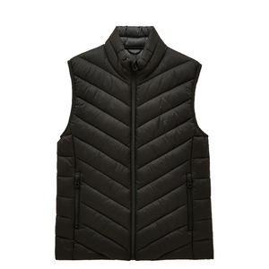 Gilet Softshell Imperméable pour Hommes Adultes Couleur Noire Coupe-Vent Doublé en Polaire Style Casual Sports Golf Course Voyage Vêtement Extérieur - Product Image 1