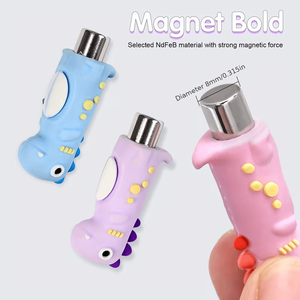 Aimant pour ongles effet œil de chat dinosaure mignon pour tampon de nail art magnétique - Product Image 3