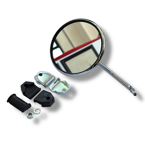 Rétroviseur rond monté sur protection de jambe pour Lambretta / Vespa - Product Image 1