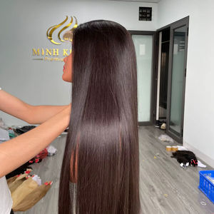 100% extensions de cheveux humains perruque sans colle avec HD pour suisse pour dentelle frontale style vague naturelle origine Vietnam - Product Image 1