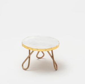 หินอ่อนและโลหะยืนเค้กสำหรับการใช้งานงานแต่งงานบ้านโรงแรมร้านอาหารพรรคส่งออกที่มีคุณภาพสูงขายตรงโรงงานทำในประเทศอินเดีย - Product Image 4