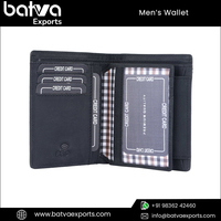 Dompet Pendek Pria Kulit Asli Vintage Kualitas Premium, Penutup Lipat Dua, Ukuran Dapat Disesuaikan, Logo Unik, Katun Perjalanan India