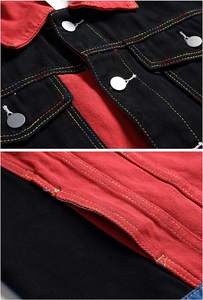 Veste en jean élégante à boutons, vêtement décontracté en jean - Product Image 3