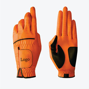 Gants de golf unisexes à doigts entiers dernière collection en cuir véritable de haute qualité respirant prix bon marché pour le sport gauche droite - Product Image 2
