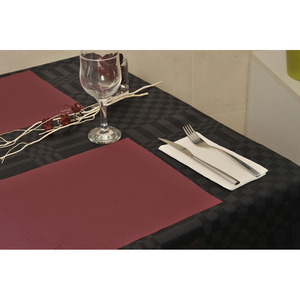 Nappe de table professionnelle en papier Bourgogne 35x50cm 40gsm – Lot de 1000 pièces B2B - Product Image 1