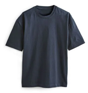 เสื้อยืดแบบกำหนดเองของผู้ชาย,เสื้อคอกลมสะพายไหล่สำหรับผู้ชายน้ำหนักลดลงโพลีเอสเตอร์นุ่มสีทึบดีไซน์ว่างเปล่า - Product Image 3