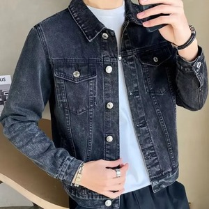 Élégant 100% Coton Denim Hommes Vestes Personnaliser Conception Respirant Veste Pour Hommes Nouvelle Couleur Lavé Jeans Homme Vestes - Product Image 5