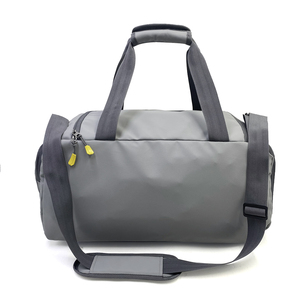 Bolsa Deportiva Impermeable de Lona para Exteriores, Bolsa de Gimnasio con Logotipo Personalizado, Gran Capacidad, Ligera, con Compartimento para Zapatos, Correa de Hombro y Frente - Product Image 5