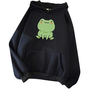 2024 sudaderas con capucha de gran tamaño para mujer, venta al por mayor, Sudadera con capucha de manga larga con estampado personalizado, Sudadera con capucha informal OEM - Product Image 4