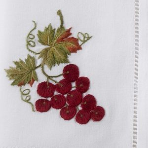 Serviettes en tissu de broderie serviettes de table lavables douces réutilisables pour la table à manger OEM de dîner de famille de fête de mariage - Product Image 5