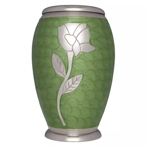 Urne funéraire en aluminium pour cendres, grande/adulte, 200 pouces cubes, fournitures funéraires - Product Image 1